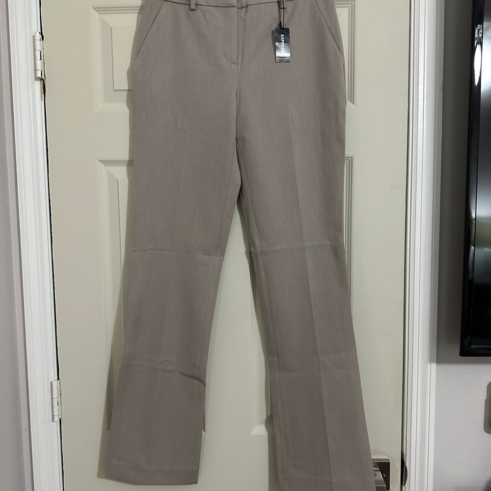 Express Columnist Barely Boot Mid Rise Pants